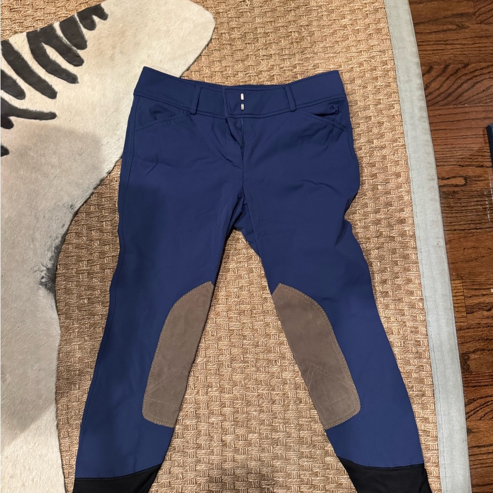 RJ Classic Gulf Blue and Tan Leggings